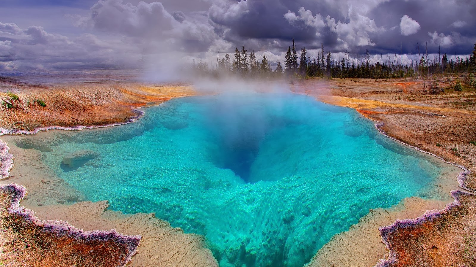Web yellowstone lake is by far the largest paddling ground and offers dozens of remote campsites. The Deep Blue Hole Yellowstone National Park, Wyoming Earth Pics
