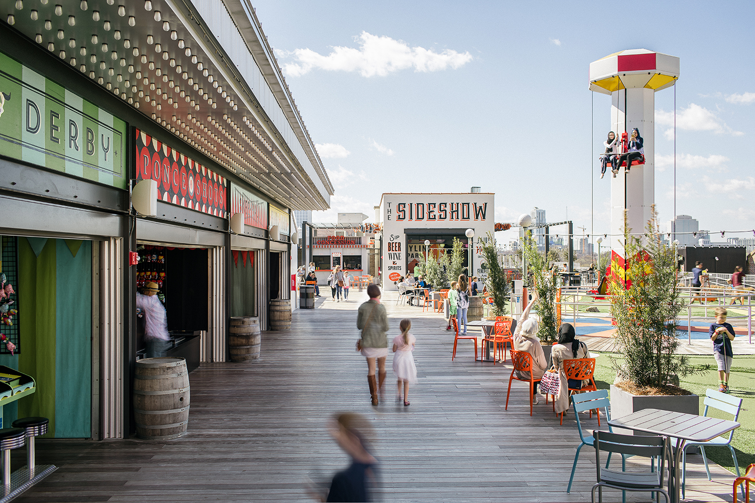 The view may not be as high as the one from the sundial, but it’s a great spot to take in the atlanta skyline. PONCE CITY MARKET SKYLINE PARK — ASD SKY