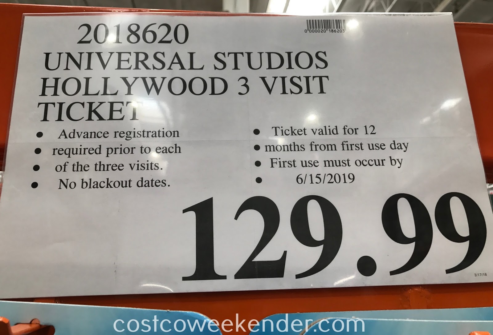 Web universal studios hollywood get ready for the ultimate hollywood movie experience! Universal Studios Hollywood 3 Visit Ticket Costco Weekender